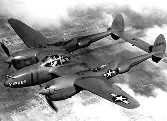 letecký souboj Fw 190 vs. Lightning P-38