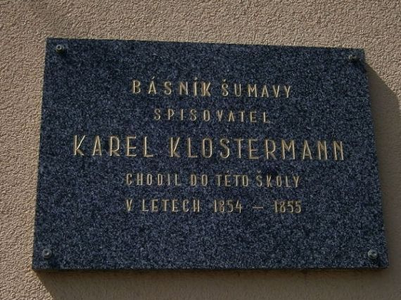 pamětní deska Karel Klostermann, Nezamyslice
