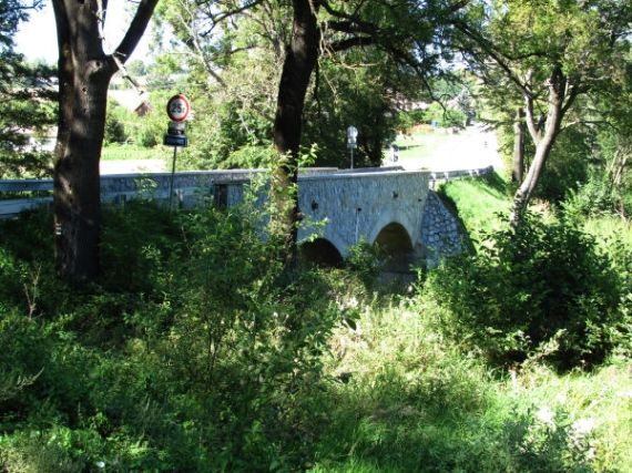 kamenný most Stropnice, Borovany
