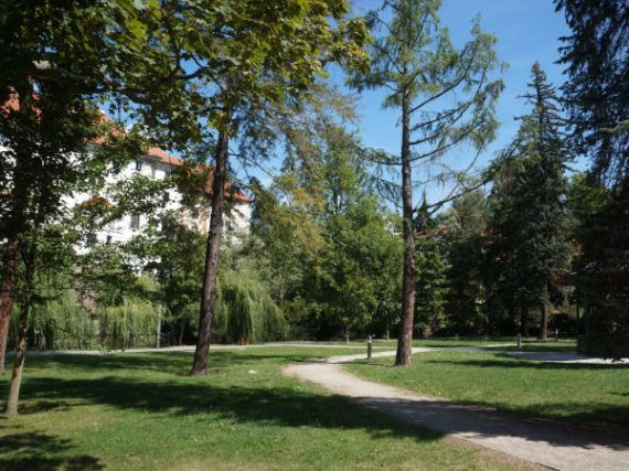 městský park, Český Krumlov