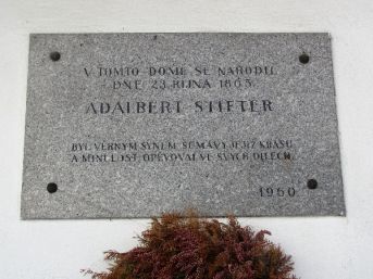 pamětní deska Adalbert Stifter, rodný dům