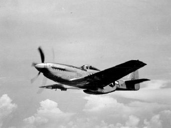 letecký souboj P-51 Mustang  vs. Me-262