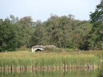 barokní most, Panský nezamyslický rybník