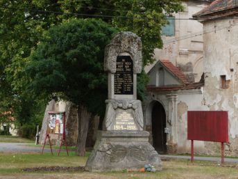 pomník padlých WWI, Chřešťovice