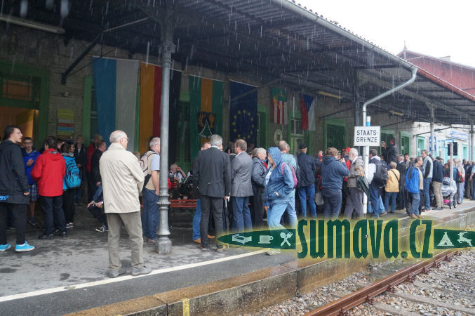 25 let znovuobnovení železničního provozu nádraží Alžbětín