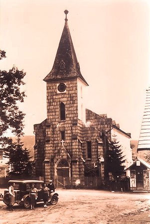 kostel sv. Štěpána, Kvilda (historické)