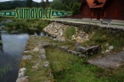 opěrné pilíře železničního mostu, Loučovice
