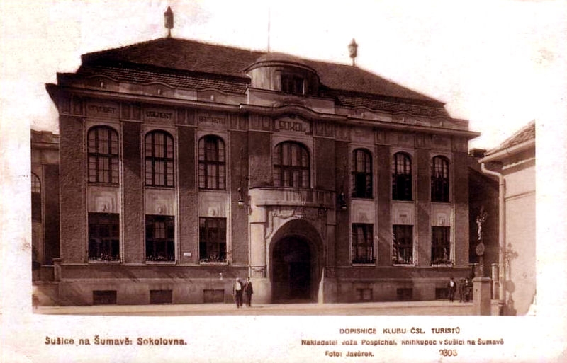 Sokolovna Sušice (historické)